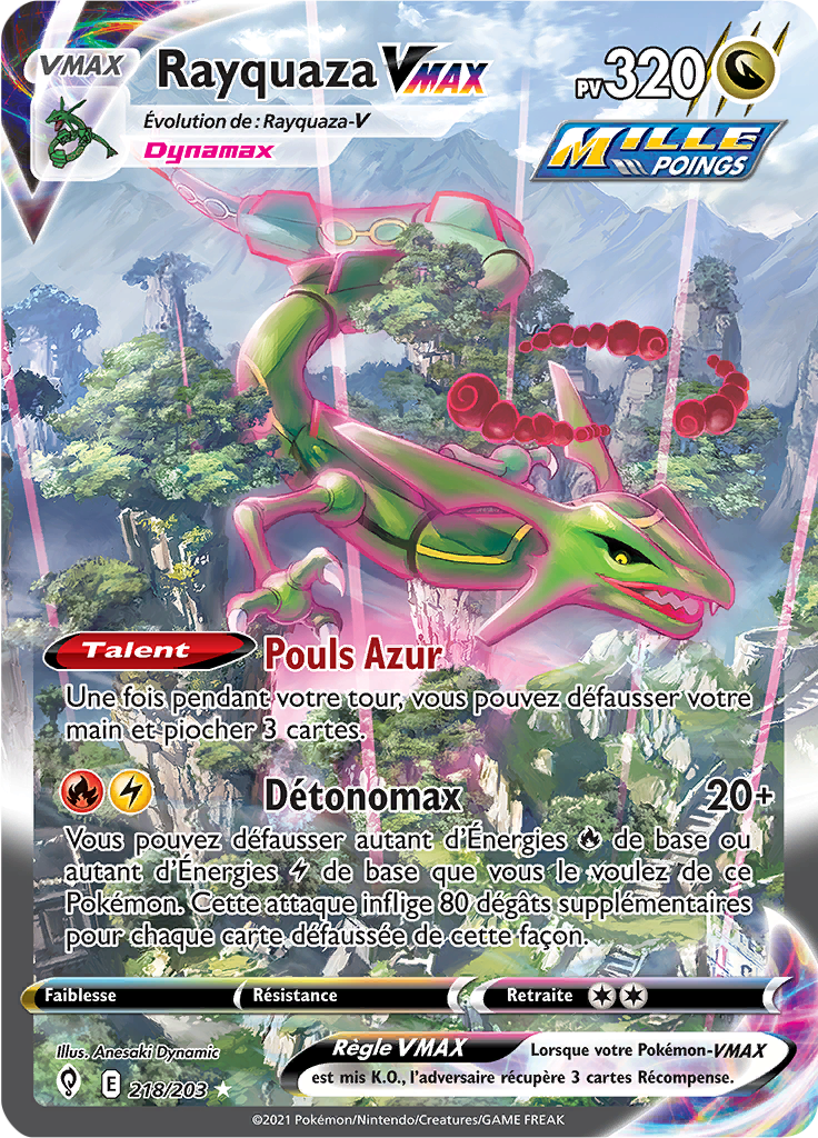 Rayquaza VMAX EVS 218/203